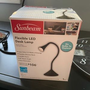 sunbeam LED flexible desk lamp